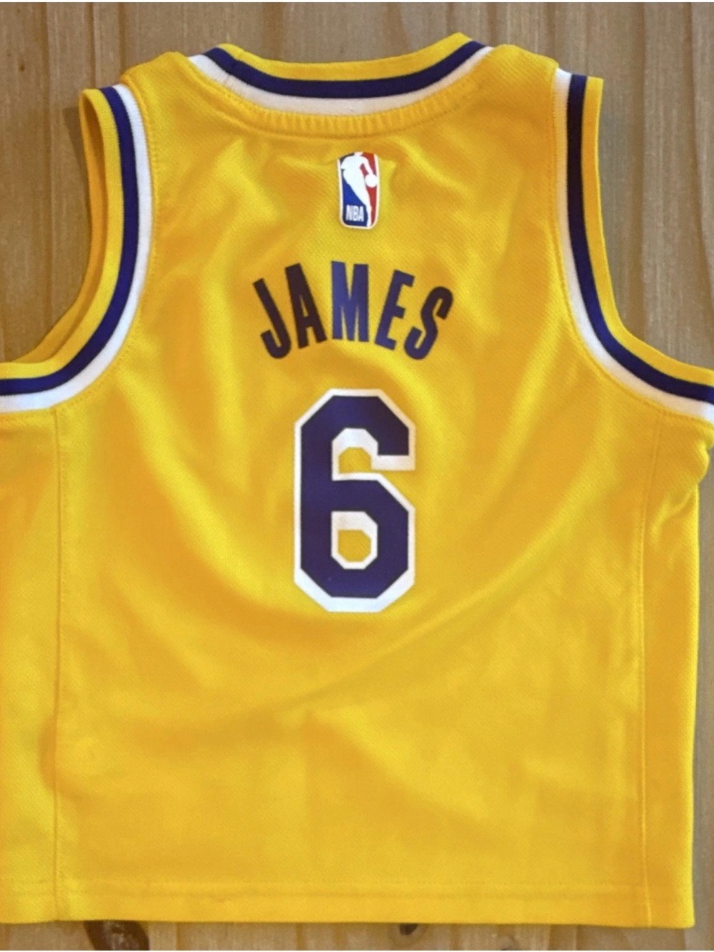 Nba Los Angeles Lakers #6Lebronjamesjerseytoddler4T - Picture 2 of 12